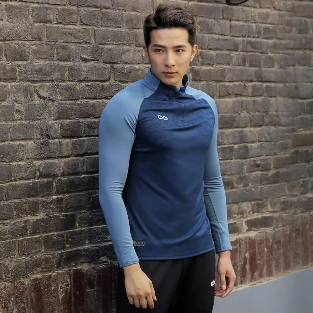 Xiaomi mijia мужской спортивный тренировочный костюм для фитнеса, бега с длинными рукавами, одежда для мужчин, фитнес-колготки, удобный тонкий пошив