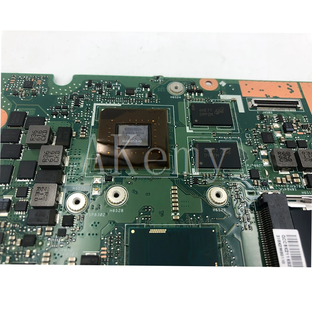 Akemy Q552UB материнская плата для ноутбука ASUS Q552UB Q552U оригинальная материнская плата I7-6500U 4 ГБ-RAM протестирована ОК