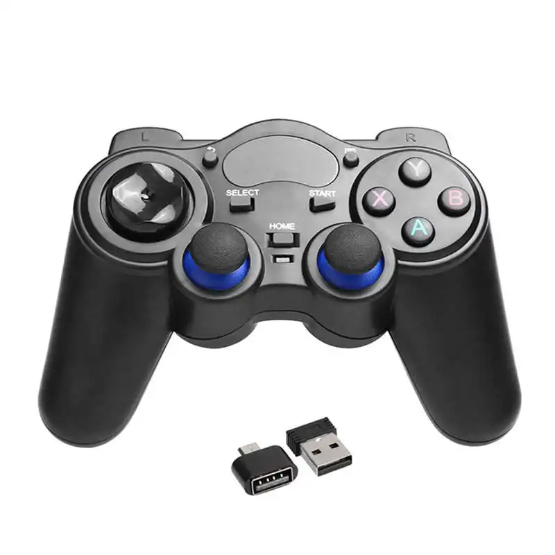 pols in verlegenheid gebracht gebroken 2.4Ghz Wireless Gamepad Game Controller Joystick For Android Tv Box Pc Gpd  Xd New With Otg Converter Computer Game Controllers - AliExpress