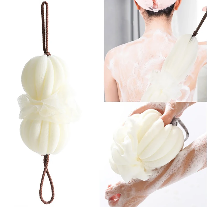 Long Strip Bath Towel Mesh Sponge Back Rub Rub Mud Back Rub Towel Cute