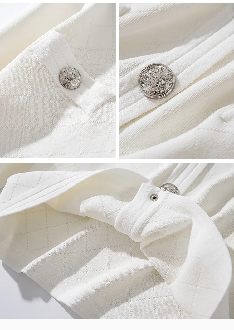 Women sexy sheath cardigan autumn winter new brand designer runway single breasted long sleeve knitted white cardigans
