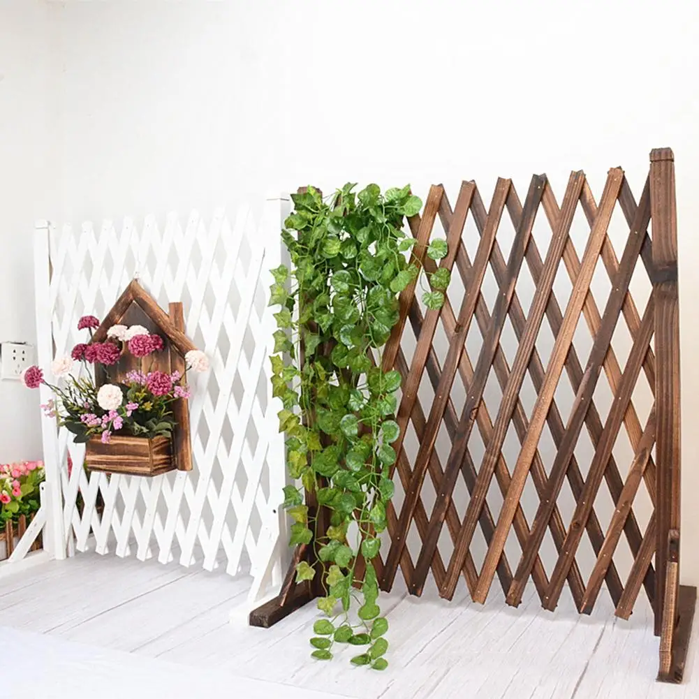 Expanding Wooden Garden Wall Fence Panel Plant Climb Trellis Partition