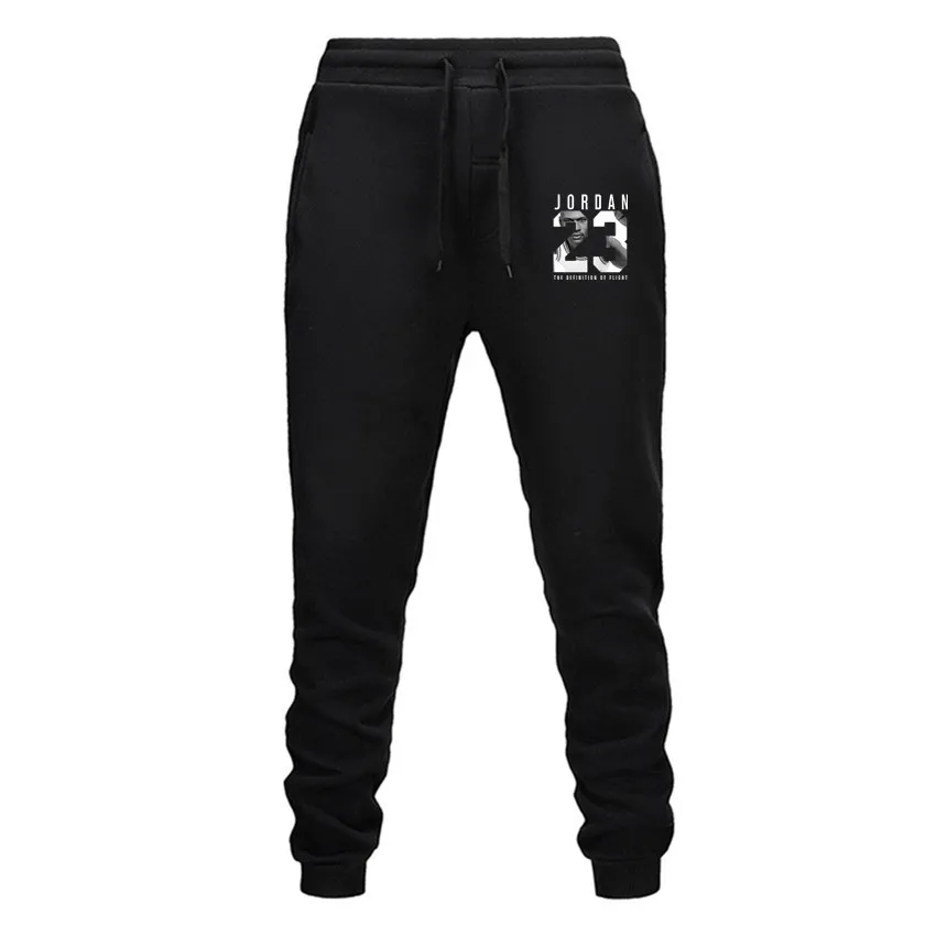 Brand Jordan 23 Mens Joggers Pants Fitness Casual Fashion Brand Sweatpants Bottom Snapback Casual PantsPants Men - Цвет: black123
