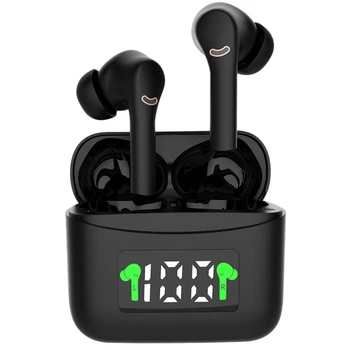 

Bluetooth Headphones Bluetooth 5.2 Earphone TWS HIFI Mini In-Ear Sports Running Headset for Xiaomi IOS/Android (Black)