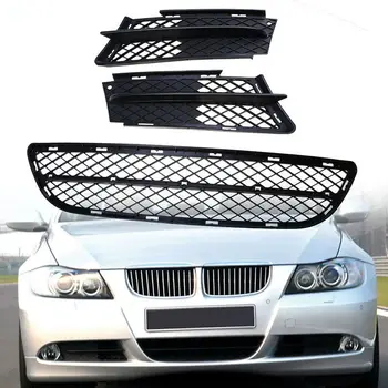 

Front Bumper Lower Center Grille Mesh Lamp Frame Trim for BMW 3 Series E90 E91 2006 2007 2008 51117134074
