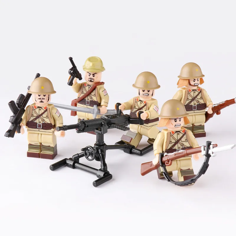 

LegoINGlys Military Swat Weapon Building Blocks Guns Pack City Police Soldier Builder Series WW2 Army Accessories MOC Brick Toys