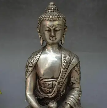 

Thailand Buddhism Copper Bronze Sakyamuni Tathagata Gautama Buddha Statue