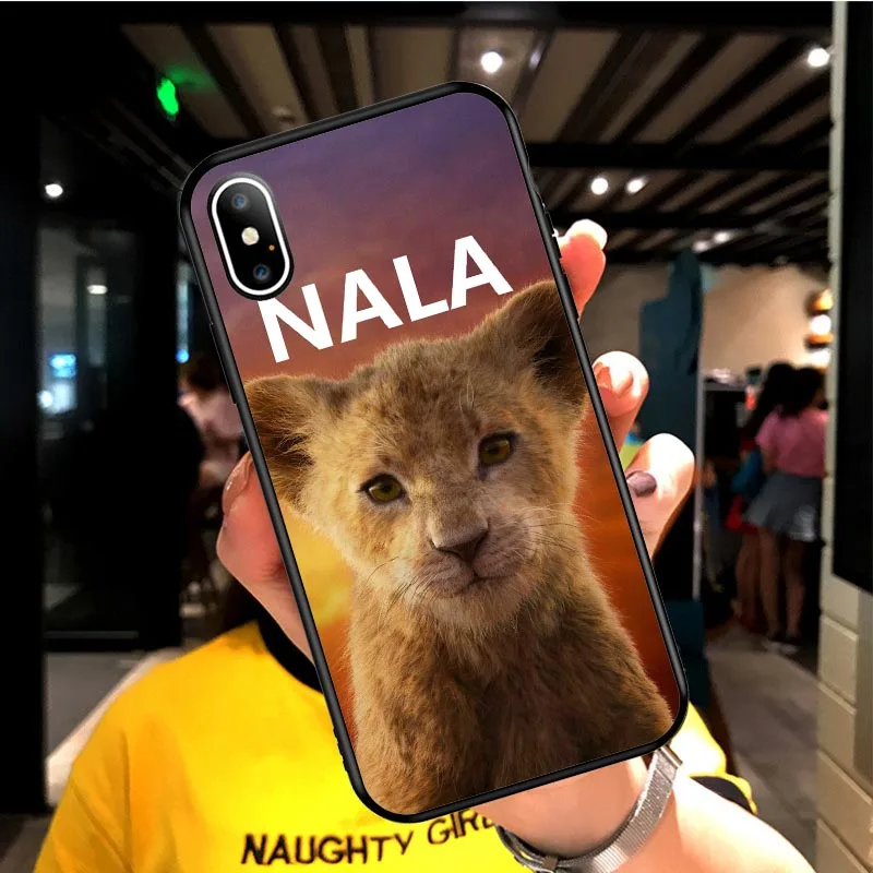 Король Лев nala Simba timon мягкий силиконовый черный чехол для телефона чехол для iPhone 5 5S SE 6 6s Plus 7 8 plus X Xs XR max Coque - Цвет: TPU