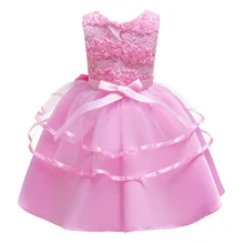 Гитара Пти Буше камелии для девочек вечерние платье галстук-бабочка, Праздничное платье для девочек детское вечернее платье, для свадьбы, для дня рождения, Детские платья для девочек от 3 до 9 лет для девочек