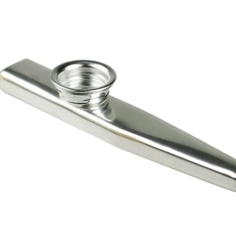 sliver Высокое качество металлический материал kazoo из Британии инструмент Прямая поставка - Цвет: sliver