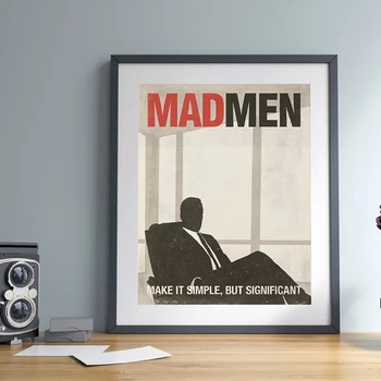 

Mad Men Tv Show Poster Don Draper Mad Men Classic Art Canvas Painting Print Wall Picture Mad Men Fan Gifts Home Wall Art Decor