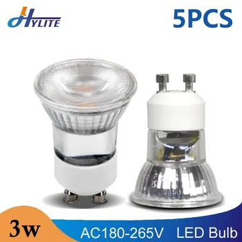 

5PCS MR11 GU10 3W Mini 24 Angle AC 180-265V Warm White Natural white Cold White Home Decro Spotlight SMD 2835 Lampara