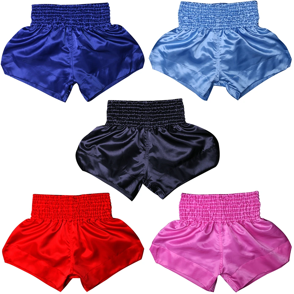 Pantalones cortos Muay Thai para hombres, mujeres y niños, de bordada personalizada, Kickboxing, ropa corta, Sanda, fighwear Mma barata|Pantalones de boxeo| - AliExpress