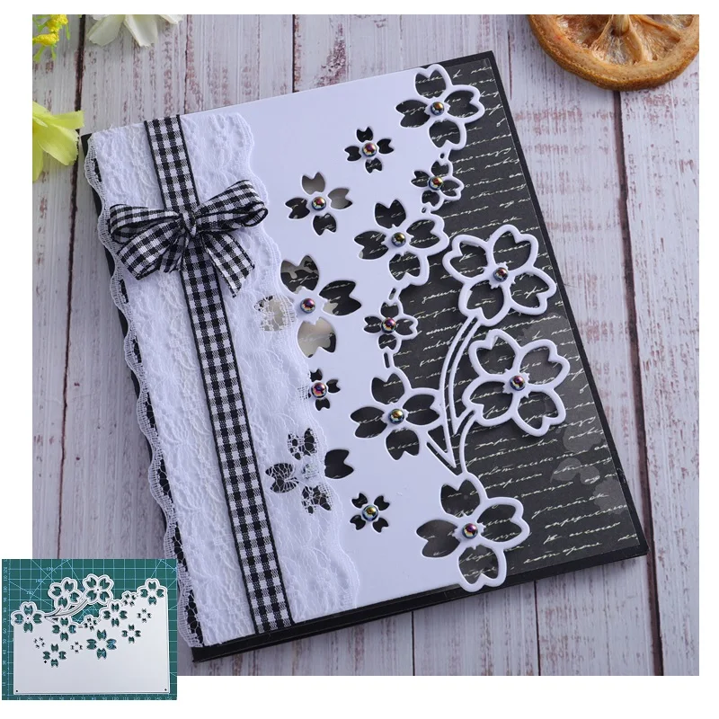 

Flower Edge Metal Cutting Dies Craft Stencil Punching Templates New 2020 Diy Scrapbooking Decorative Embossing Mold