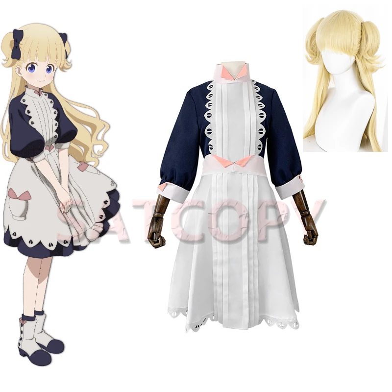 

Anime Shadows House Cosplay Costumes Emilico Costume Princess Dress Maid Uniforms Women Halloween Wig Full Set