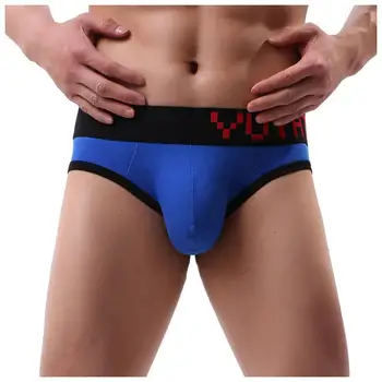 

Men Pure Cotton Trousers Elastic Pants Sexy Underwear Pants Baggy Underpants Sexy Underwear Men Gay Boxer New 2019 L24#