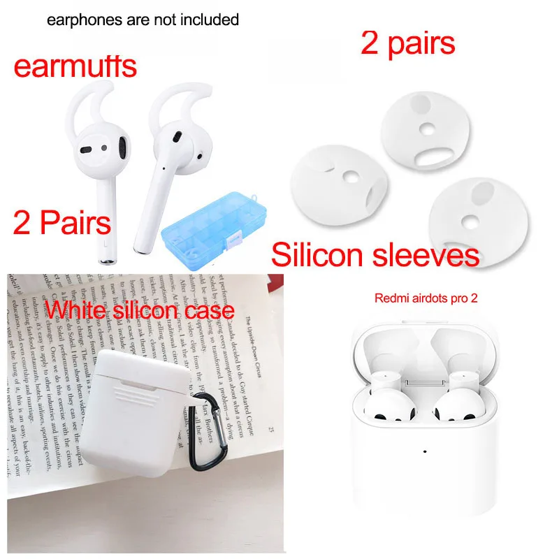 Xiaomi airdots pro 2 Air2 наушники TWS EJ02JY новейший TWS bluetooth 5,0 крошечная гарнитура+ зарядный чехол для занятий спортом - Цвет: earphone set