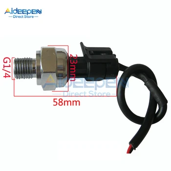 

DC 5V G1/4 Pressure Sensor Transmitter Pressure Transducer 1.2 MPa 174 PSI For Water Gas Air Oil Fuel Car Stainless Steel Switch