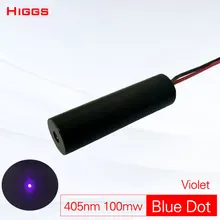 High quality 405nm 100mw blue violet dot laser module laser sight pointer Night fishing lamp industrial grade laser customizable