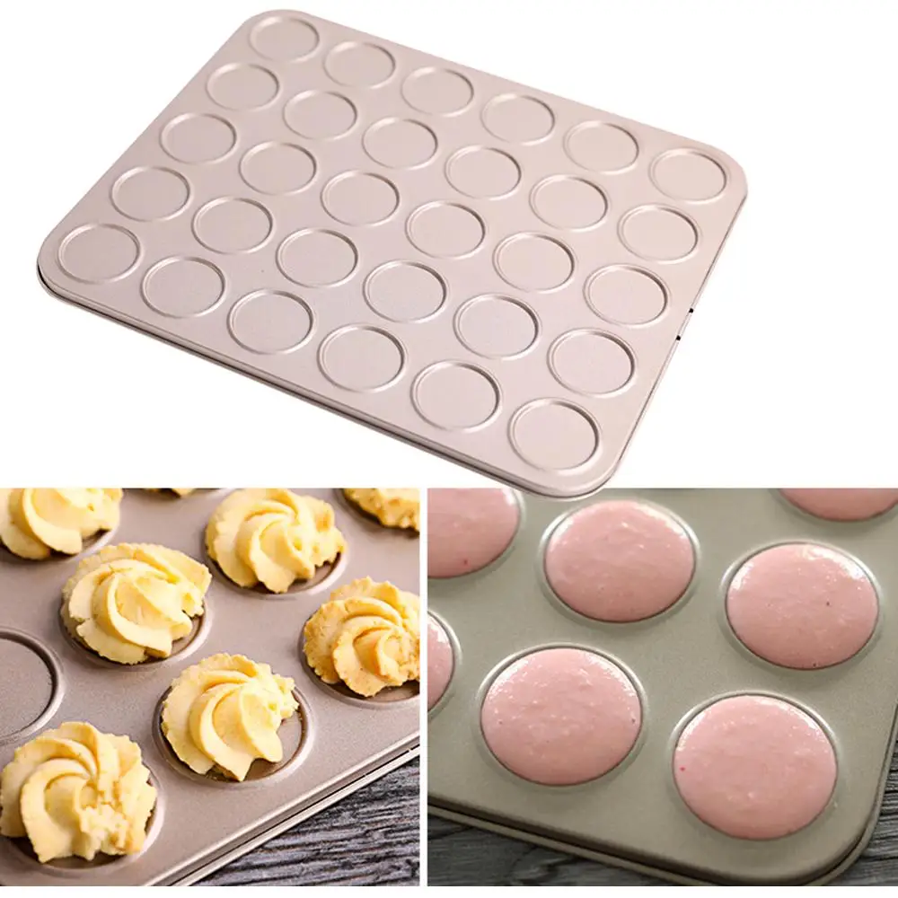 

30 even Macaroni Cake Baking Plate Cookie DIY non-stick Tool Carbon Steel Durable Wild Application