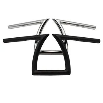 

Motorcycle 1" 25mm / 7/8" 22mm Drag Handlebar Z Bar 8-3/4" Rise For Honda Yamaha Suzuki Kawasaki Choppe