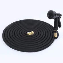 50FT стиль натуральный каучук бытовой высокого давления пушка мойка для автомобиля и клапан три раза Телескопический водяной пистолет производители D