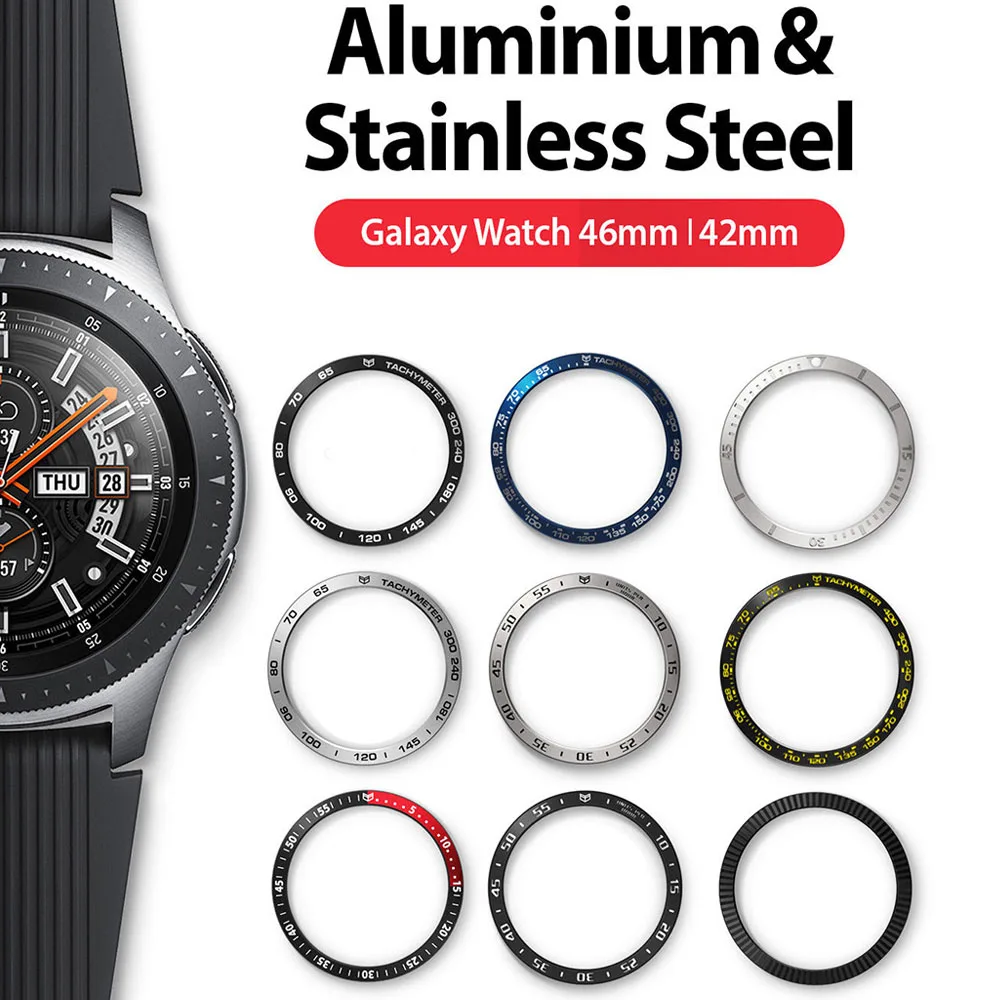 Для Huawei Watch GT 2 46 мм безель с клейким кольцом защита корпуса из металла кольцо 2020