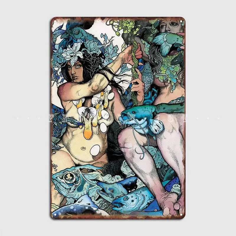 Baroness: синий металлический знак, пластины для кинотеатра, гостиной, дизайнерские картины для паба