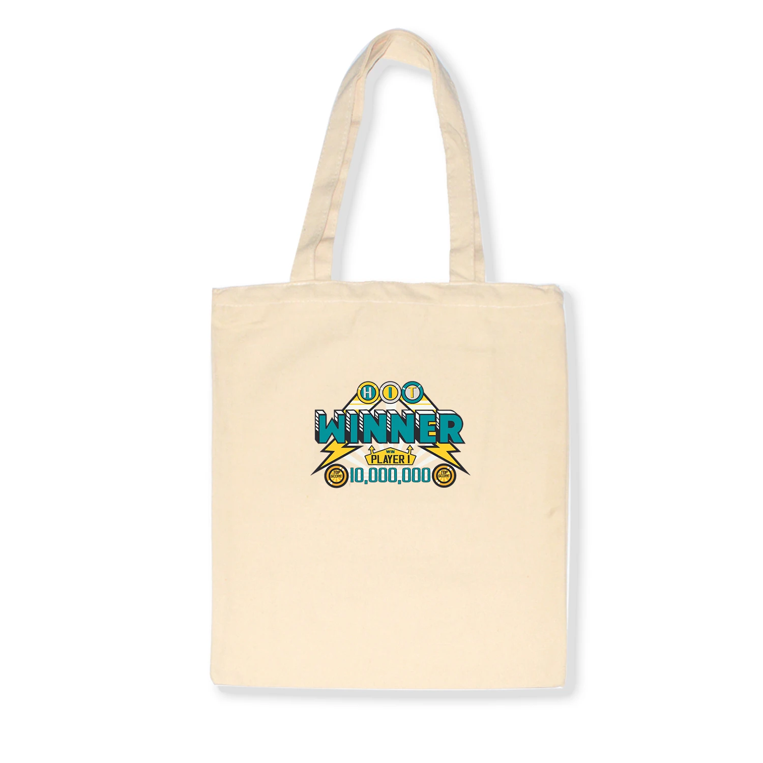 Cool Punk Letter Print Women Canvas Eco Reusable Shopping Bag Tote Cartoon Foldable Shoulder Bag School Travel Bags Locomotive