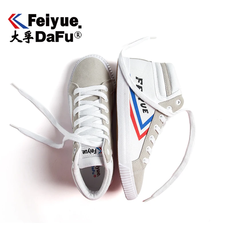 Feiyue/Коллекция 218 года; парусиновая обувь с высоким берцем; Мужская и женская обувь; оригинальные кроссовки Knight; Повседневная дышащая Нескользящая Вулканизированная обувь на плоской подошве
