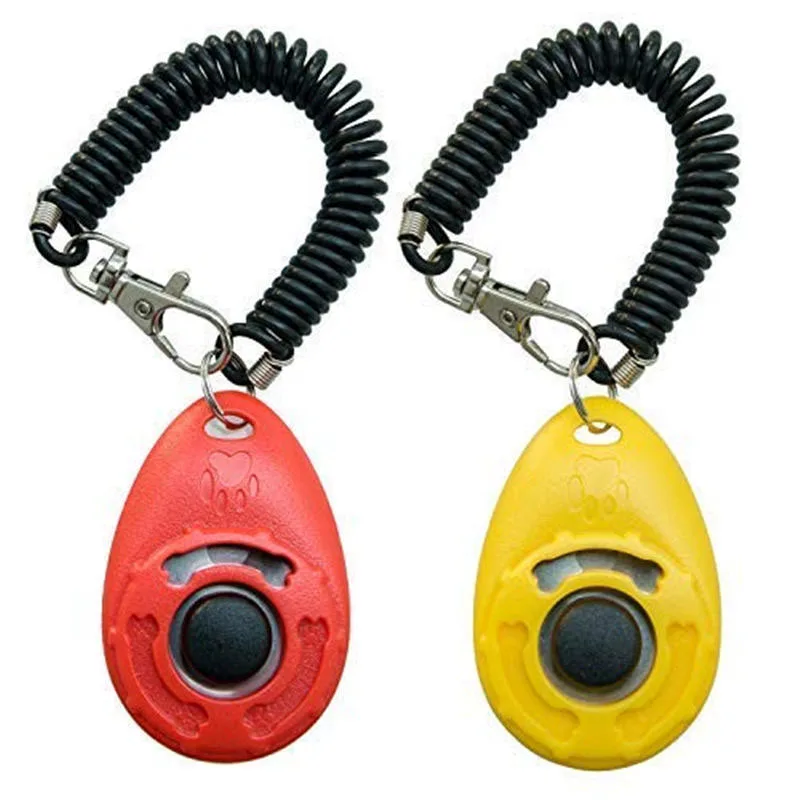 1PC Dog Clicker Pet Training Clicker Pet Dog Cat Training Whistles Key
