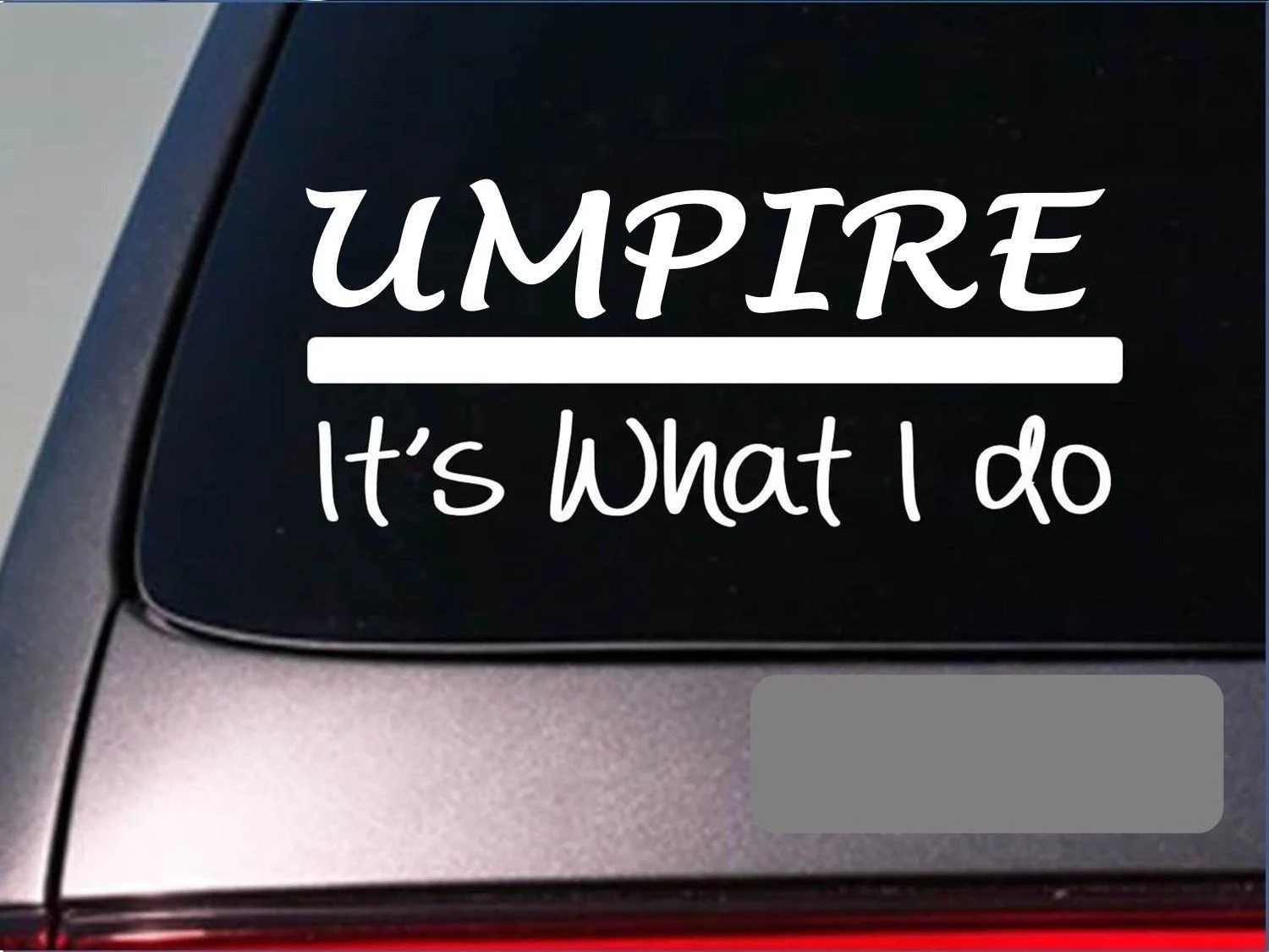 Umpire это то, что я делаем стикер 8 дюймов широкий винил софтбол Бейсбол перчатка окна стикер