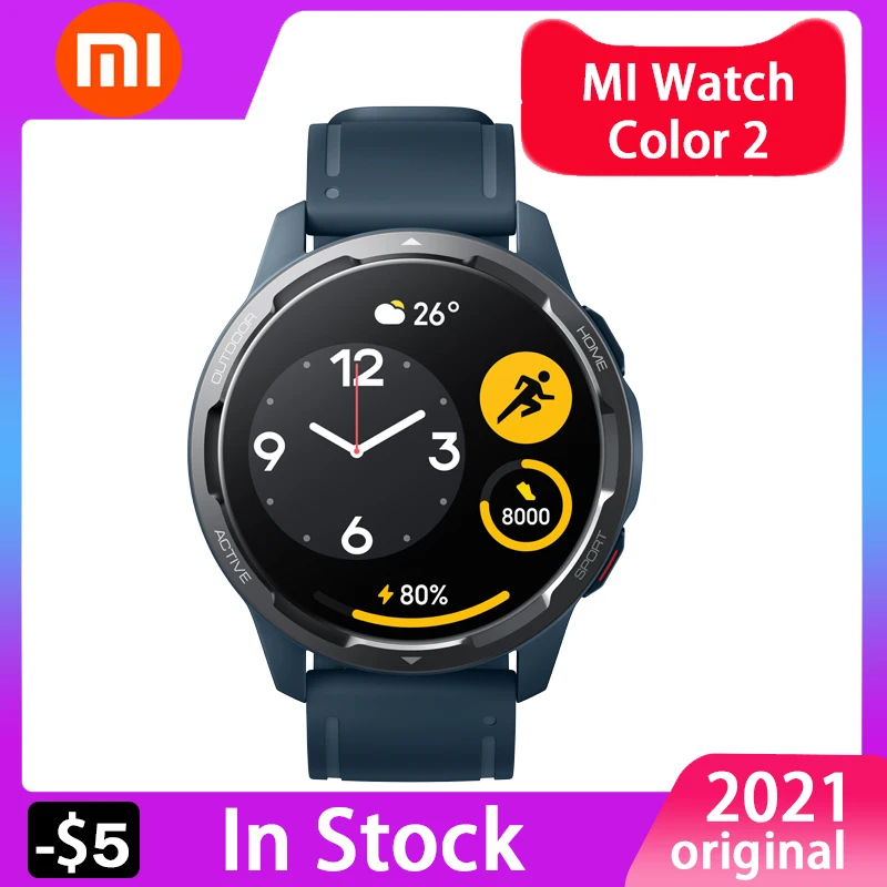 Original Xiaomi Mi Watch Color 2 Wat Smartwatch 1.43'' Amoled 12 Day  Batterylife 5atm Waterproof Blood Oxygen Testing Smar - Smart Watches -  AliExpress
