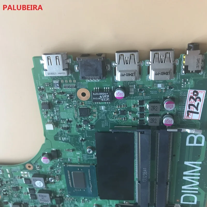 PALUBEIRA CN-055NJX 55NJX для DELL INSPIRON 3421 5421 Материнская плата ноутбука I5-3337U GT625M материнская плата 12204-1