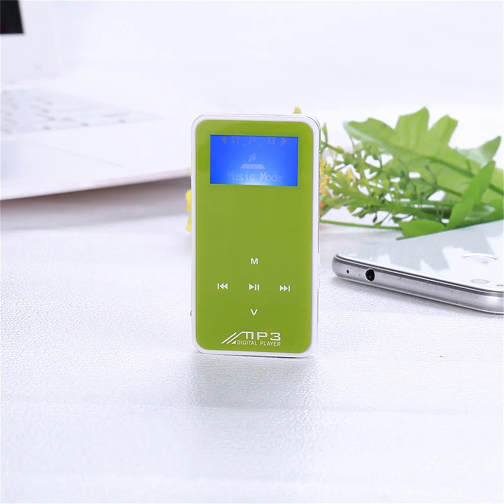 Мини MP3-плеер Черный слот для карт microSD и fm-радио Портативный hifi без потерь звук
