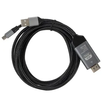 

Type-C To Hdmi High Definition Video Transfer Cable Type-C To Hdmi With Usb Power Supply 4K30Hz Cable