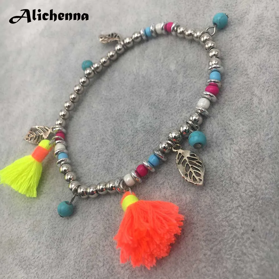 Boho пляжные очаровательные женские браслеты для щиколотки богемные винтажные ручная работа ракушка Deads браслеты на лодыжке модные панк украшения для ног аксессуары