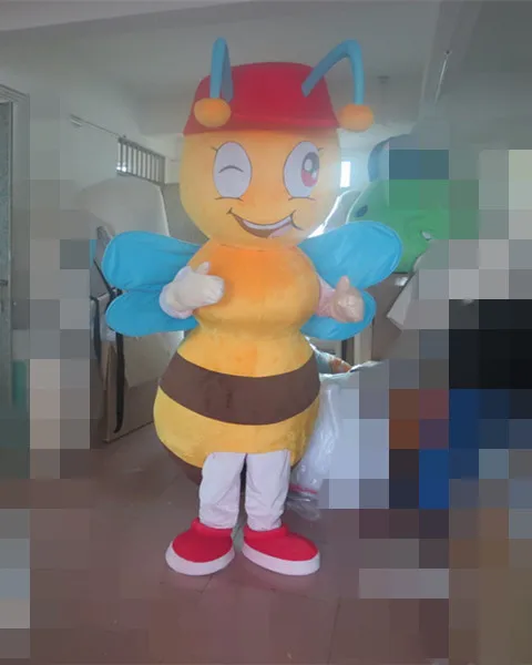 

Bee Mascot Costume Suits Cosplay Party Game Dress Outfits Clothing Advertising Carnival Halloween Xmas Easter Festival Adults