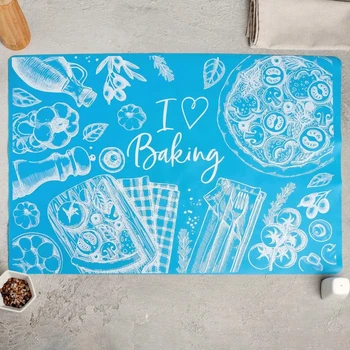 

Silicone baking mat I love Baking, 64 x 45 cm 4679589