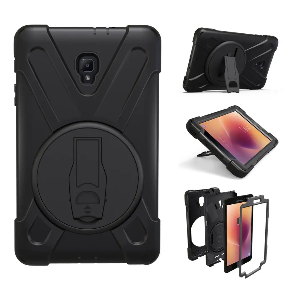 HYYGEDeal 3 in 1 Shockproof 360 Degree Rotating Hand Strap&ampNeck Strap TPU+PC case for Samsung Galaxy Tab A 8" 2017 T380 | Компьютеры