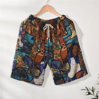 

2020 beach shorts men's quick-drying swimming board pants drawstring elastic waist summer swimming men's beach pants