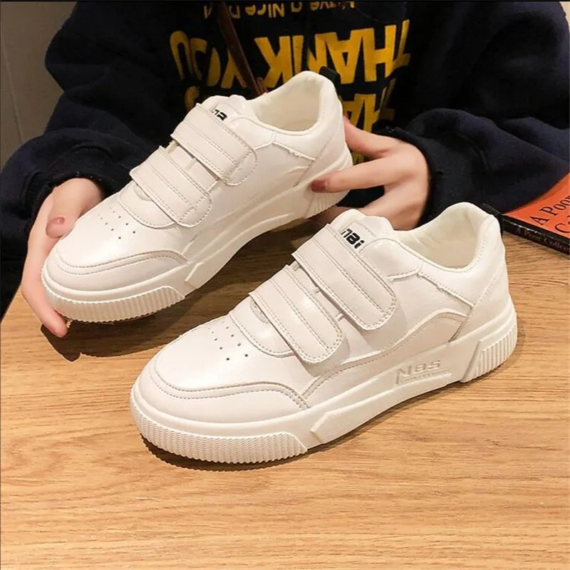 

Mhysa 2019 Woman Leather Shoes Spring New Fashion Women Shoes Casual High Platform PU Leather Women Casual Shoes Sneakers L678