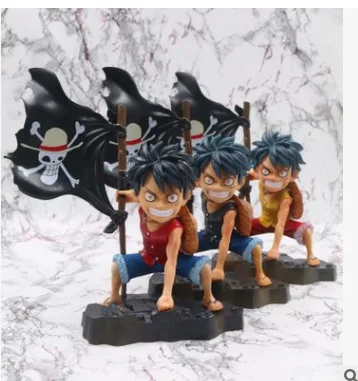 

Anime One Piece Take Flag Luffy Flag Black/red/Yellow Three-Color Limited Edition Garage Kit Model