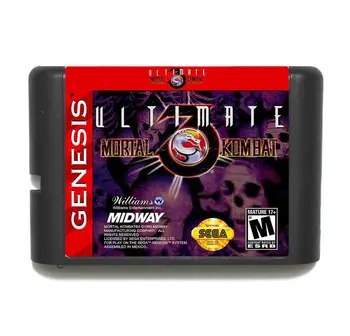 

Ultimate Mortal Kombat III 16 Bit Game Card For Sega Mega Drive & Sega Genesis