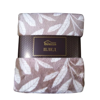 

Plaid 200x220 Flora beige, flannel, pe100% 4669225