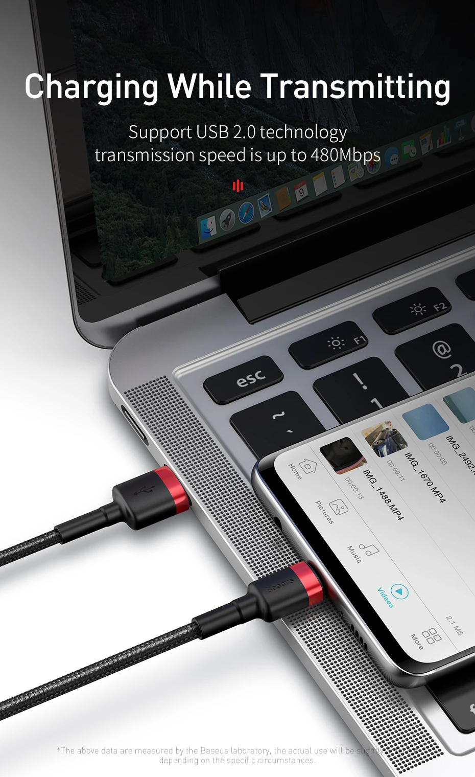Baseus USB C Cable Type C Cable for Samsung S20 S10 Qucik Charge 3.0 USB C Cable Phone Wire Cord USB Type C Cable for Xiaomi