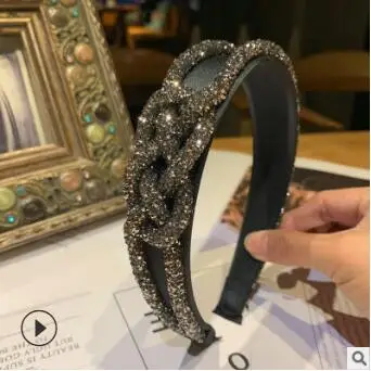 30 шт/лот DIY простой мульти Набор шнек плетеное головное кольцо ретро Галстук Узел повязки на голову Инструменты для укладки волос аксессуар HA1242 - Цвет: 2