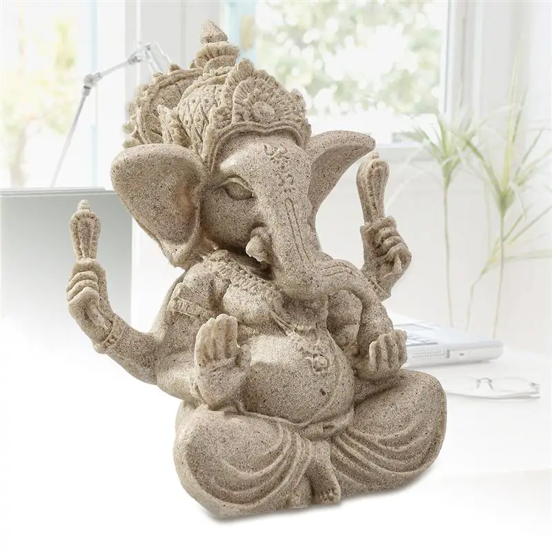 Статуэтка из песчаника Будда слон статуэтка ручной работы|Статуи и скульптуры| |