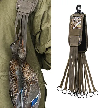 

Hunting Bird Duck Strap Hanger Game Carrier Belt Holder Vintage Adjustable Camouflage Color 8 Loops Gun Accessories Oxford Cloth