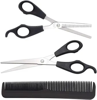 

Professional Stainless Steel Hairdresser Scissors Set And Hair Thinning Scissors With Comb For Salon Barbers Home Hair Scissors